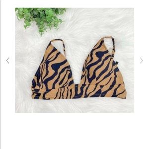 J.crew plunge v-neck bikini top XXL NWT